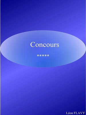 cover image of CONCOURS SOUS OFFICIER GENDARMERIE***